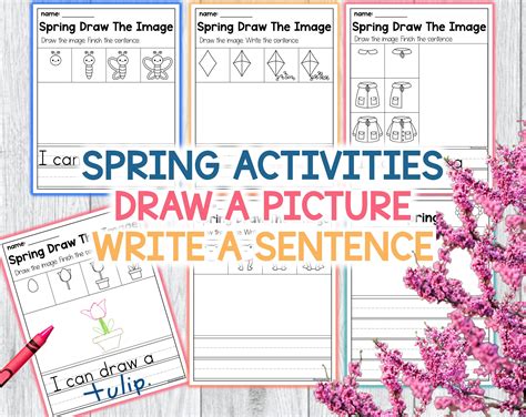 Image result for Spring Directed Drawing