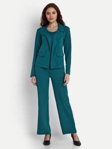 Leriya Fashion Top Pant Co-ords Set with Blazer Price in India - Buy ...