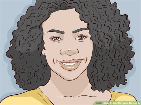 Image result for How to Draw Dimples