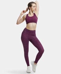 Buy Microfiber Elastane Performance 7/8th Leggings with Broadwaistband ...
