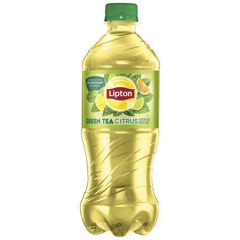 Lipton Green Tea Citrus Iced Tea, 20 oz Bottle - Walmart.com - Walmart.com