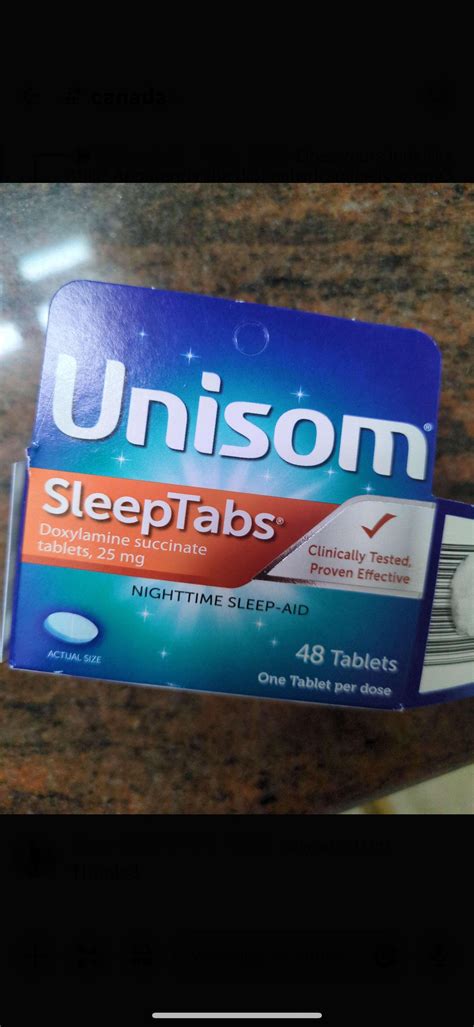 Need help finding Unisom with Doxylamine. : r/Winnipeg