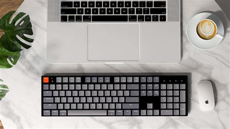 Keychron K1 Mechanical Keyboard,104 Key White LED Wireless Mechanical ...