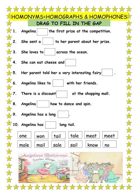 Image result for Homophones Worksheet