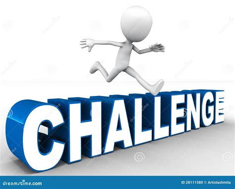Overcome challenge stock illustration. Image of challenging - 28111580