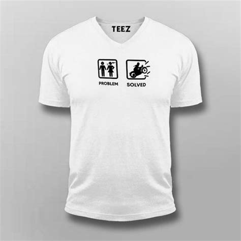 Problem Solved Men's Biker T-Shirt – TEEZ.in