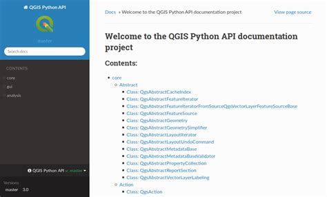 Документация по QGIS Python API - Форумы GIS-Lab.info