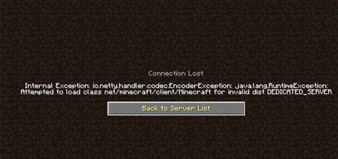 Create Mod Causing Server to Refuse Connection 的图像结果