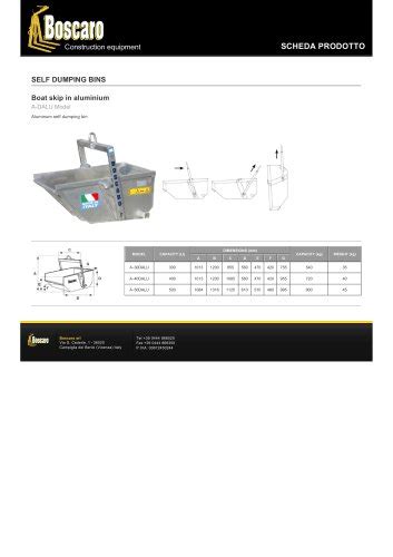 Self discharging boat skip A-D Model - Boscaro s.r.l. - PDF Catalogs ...