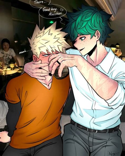 #BakuDeku Katsuki Bakugou x Izuku Midoriya #BNHA by nyxdrawhine IG in ...