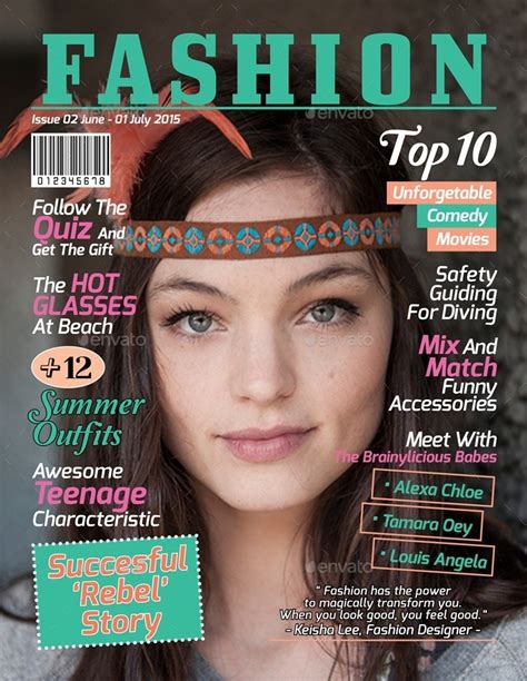 Indesign Magazine Cover Template