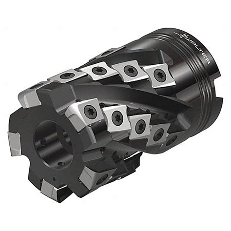 WALTER, 2 in Max. Cutting Dia., 1 in Arbor Dia., Indexable Face Mill ...