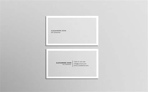Simple Business Card Template 的图像结果
