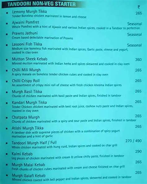 Menu at Simply Indian Family Dining and Bar, Bengaluru