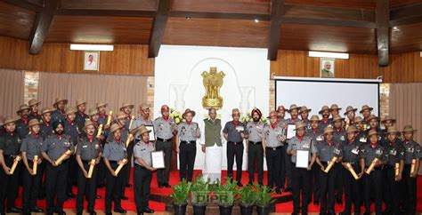 GOVERNOR LA GANESAN FELICITATED ASSAM RIFILES AWARDEES DURING AN ...