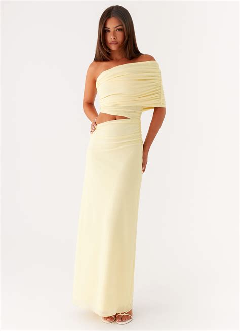 Gillian Maxi Dress - Yellow – Peppermayo US