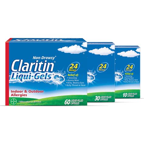 Amazon.com: Claritin 24 Hour Allergy Medicine, Non-Drowsy Prescription Strength Allergy Relief ...