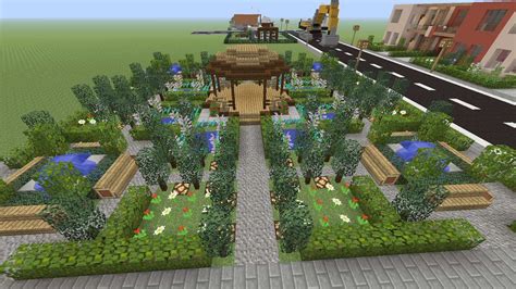 Image result for Park Build Tutorial Minecraft