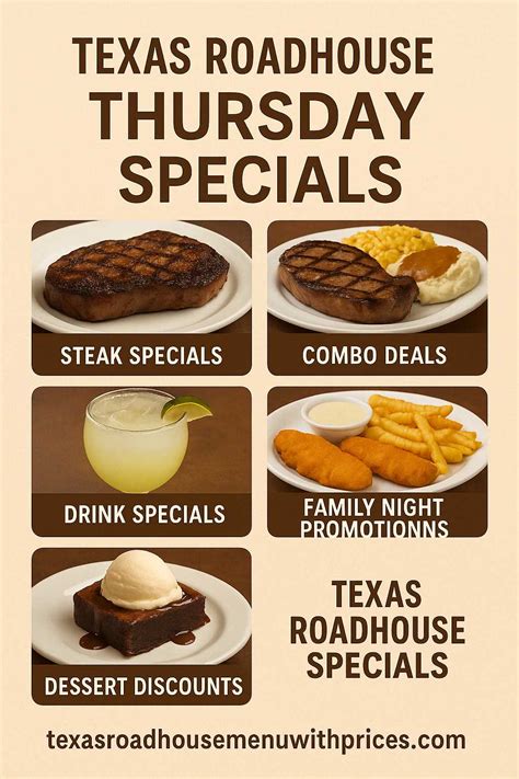 Texas Roadhouse Specials 2025 - Weekly Deals, Happy Hour, & Meals