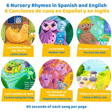 Typical Spanish Nursery Rhymes - Bilingual English & Spanish Sound Boo ...