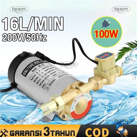 Jual Pompa Pendorong 100Watt Tekanan Air Booster Pump Mesin Pendorong ...