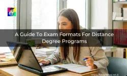 A Guide To Exam Formats For Distance Degree Programs