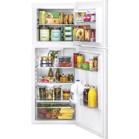 Hotpoint 9.7-cu ft Counter-depth Top-Freezer Refrigerator (White ...
