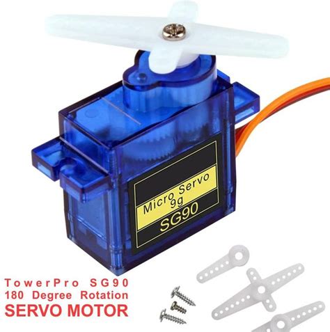 Scienticy TowerPro SG90 Mini Servo Motor 180 Degree Rotation Standard ...