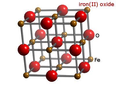 Image result for Rust Iron Oxide Crystal Structure