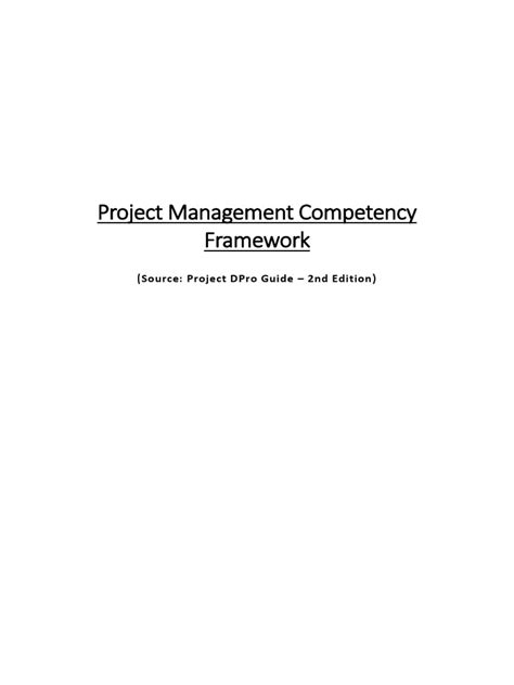 Image result for Competency Model+ Project Management