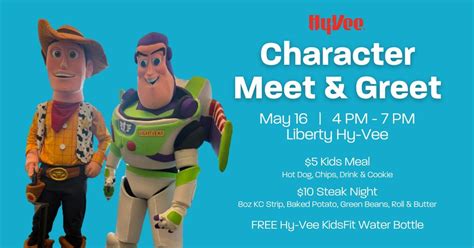 Character Meet & Greet at Steak Night, 109 N Blue Jay Dr, Liberty, MO ...