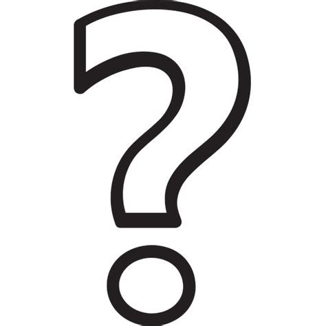 Black Question Mark PNG Images Transparent Background