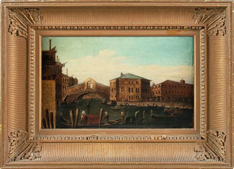 Giovanni Antonio Canal (Canaletto) - Oil Painting Studio Canaletto: Neoclassical Scene with ...