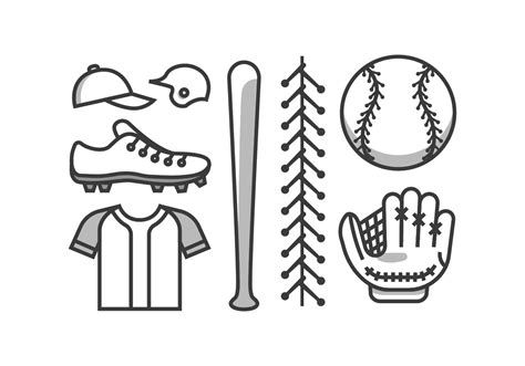 Baseball Kit Vector 的图像结果
