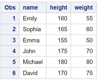 Image result for SAS Proc Print Examples