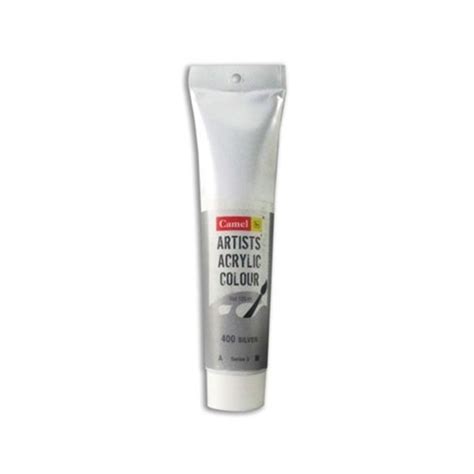 htconline.in| Camlin Artist Acrylic Colour 120ml SR3 Silver - htconline.in