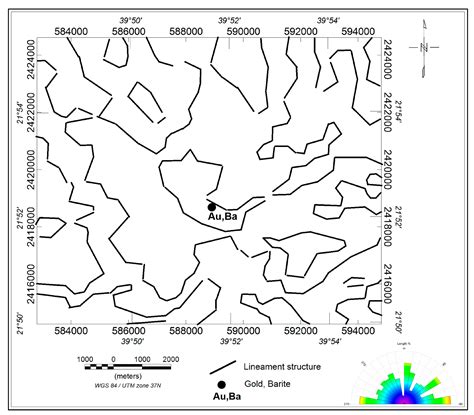 Geological Structures Controlling Au/Ba Mineralization from ...