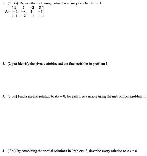 Image result for Free Variables Matrix