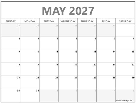 May 2027 calendar | free printable calendars