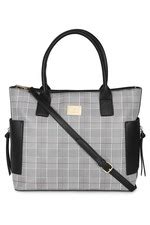 Buy Women Black Textured Casual Sling Bag Online - 400413 | Van Heusen