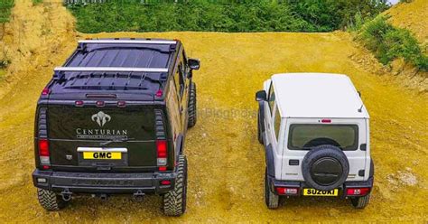 Jimny vs Hummer H2 Off-Roading Challenge – VIDEO » Car Blog India