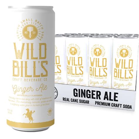 Amazon.com : Wild Bill's Ginger Ale Soda Classic Craft Soda Pop Soft ...