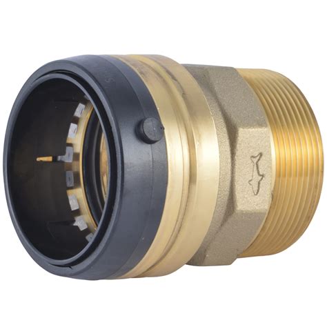 Sharkbite Mnpt Adapter Push To Connect Brass Plumbing Fitting Pex ...