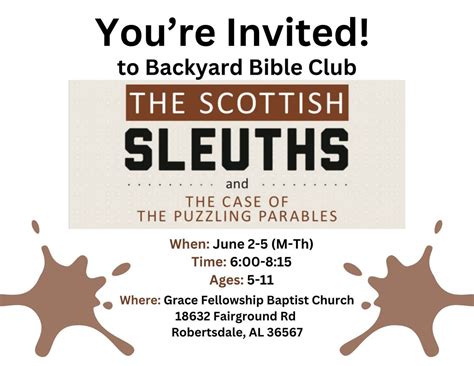 Backyard Bible Club, 18632 Fairground Rd, Robertsdale, AL, United ...