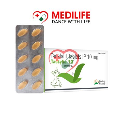 Tadalafil 10mg – Tastylia 10mg Tablets – MediLife