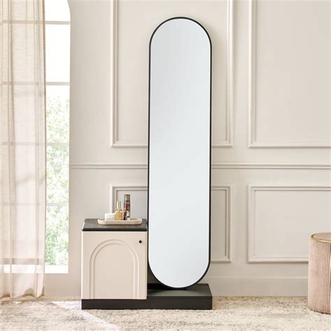 Buy Saga Dresser Mirror - Beige from Home Centre at just INR 39998.0