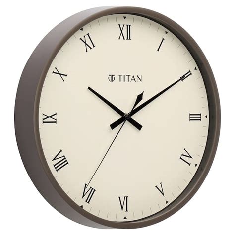 Classic Grey Wall Clock with Silent Sweep Technology - 29.5 cm x 29.5 ...