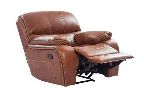 Leatherette Recliner in Brown Colour
