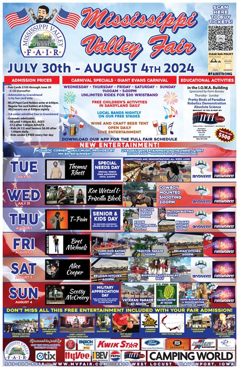 Unveiling the Mississippi Valley Fair 2025 Lineup: Get Ready for an ...