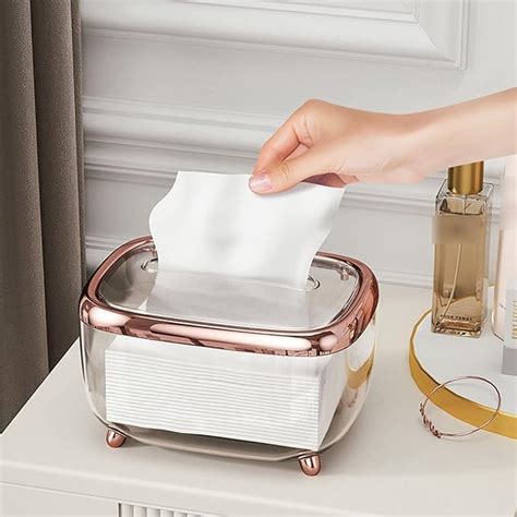 BLURISM Multifunction Rectangular Tissue Holder Cover Case Facial ...